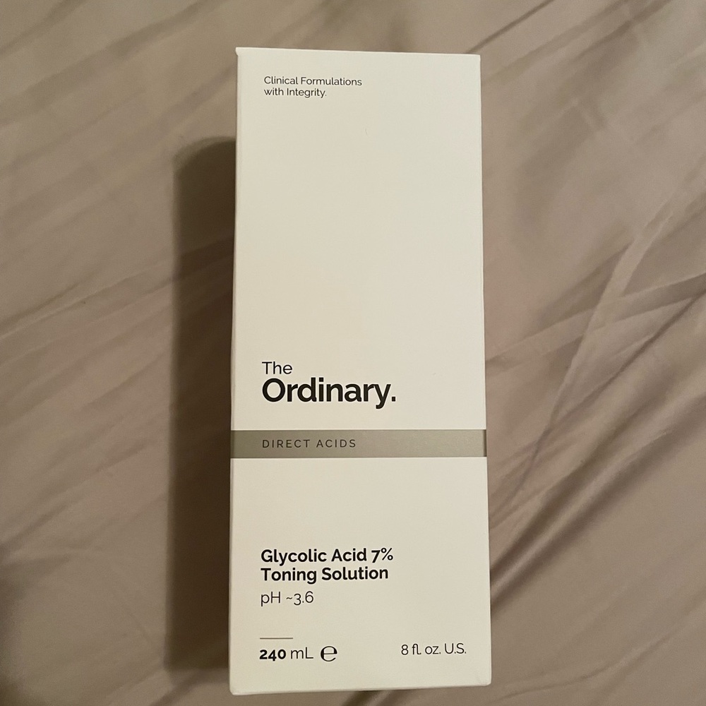 The Ordinary Glycolic Acid 7% exfoliating toning solution